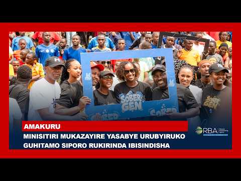 Minisitiri Mukazayire yasabye urubyiruko guhitamo Siporo rukirinda ibisindisha