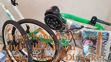 Tongsheng TSDZ2 test and try to mount on Scott Voltage Dirtbike