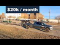 How to gross $20,000 in a month doing hotshot with a dually pickup