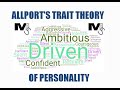 Allport's Trait Theory of Personality - Simplest Explanation Ever