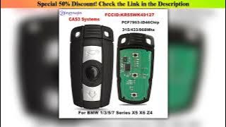 Today Only jingyuqin 315/433/868Mhz Car Remote Smart Key For BMW 1/3/5/7 Series X5 X6 Z4 CAS3 Syste