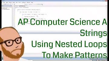 Computer Science AP - Strings -  Using Nested Loops to make Patterns