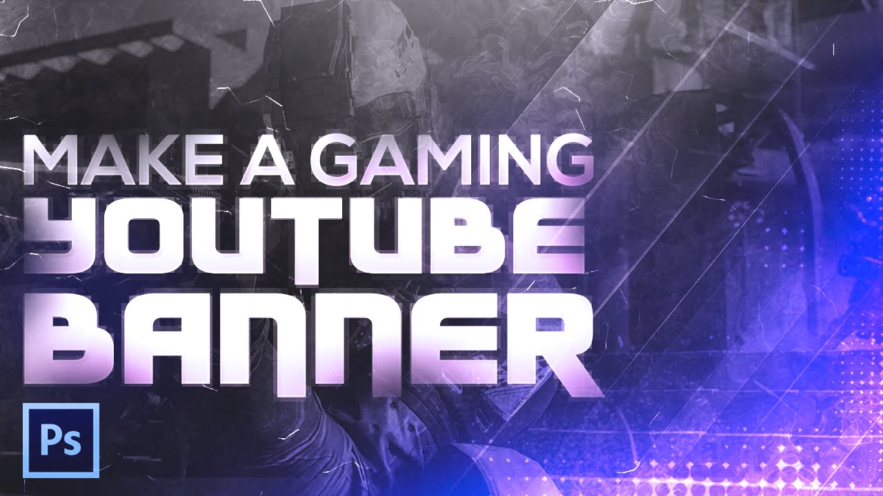 how to make banner for youtube