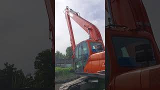 brandnew Unit! Doosan DX225LCA, long arm. #constructionlife #excavator #doosanexcavator #shorts