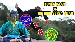 Sparing tenaga dalam bunga islam VS bintang surya sejati || sparing persahabatan