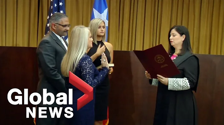 Wanda Vazquez sworn in as governor of Puerto Rico