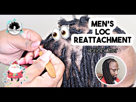 Attaching Dreadlock Extensions and Reattaching Locs Using a