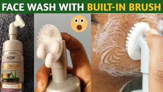 India’s First Face Wash with Built-In Brush |  Wow Charcoal Foaming Face Wash  | Affordable FaceWash