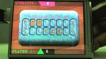 Arduino UNO with TouchShield Slide GUI Mancala Game