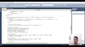 (Tugas MID VB. Net)  Aplikasi Penghitung Gaji Karyawan Menggunakan Visual Basic .NET