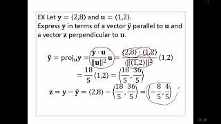 Orthogonal Sets