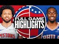 PISTONS At 76ERS FULL GAME HIGHLIGHTS October 30 2024 