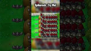 Spikerock: Try Me 😜 #pvz #pvzmemes #pvzmods #plantsvszombies