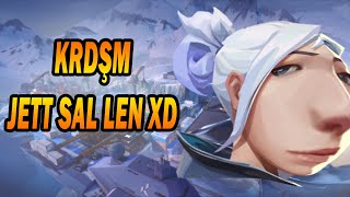 Jett Alayim Mi Kardeşi̇m Xd Radyant Jett Demi̇r Eloda Valorant Troll Valorant Türkçe