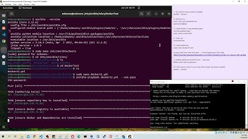 Run first Ansible playbook. Ubuntu. Linux.