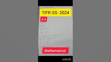 TIFR GS 2024 || #pw #shortsfeed #air1 #viral