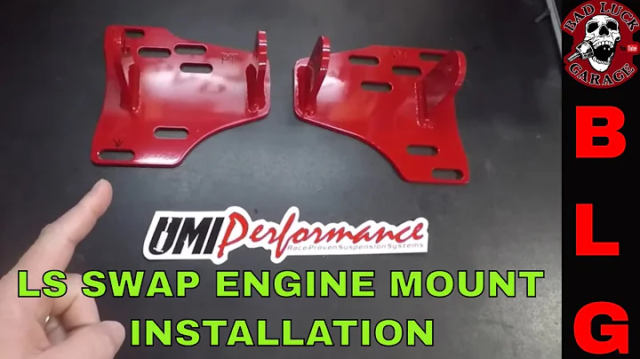 UMI LS SWAP ENGINE MOUNTS INSTALL FOR 82-92 3RD GEN CAMARO / FIREBIRD