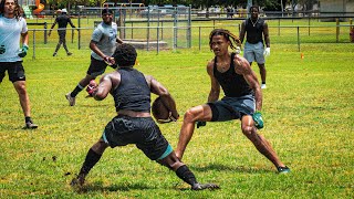 HS FRESHMEN EXPOSE NFL AND D1 FOOTBALL PLAYERS DURING 7ON7S! (WINNER GETS $1000)