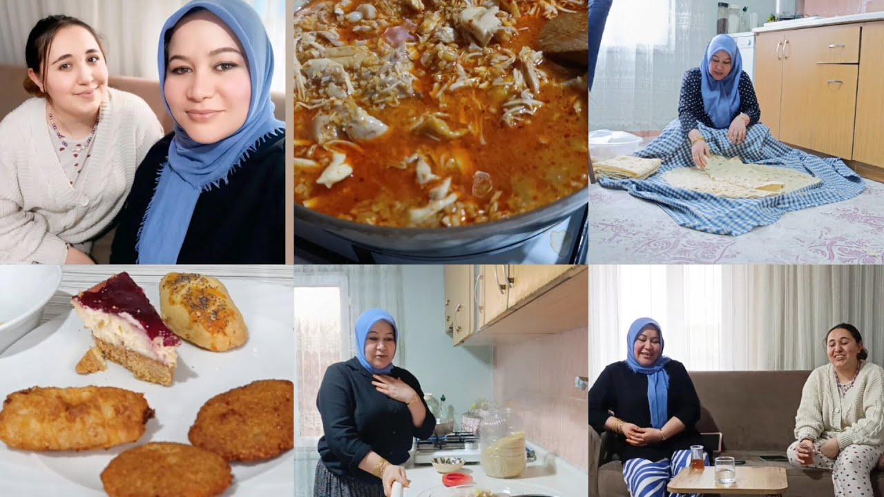 BUGÜN MİSAFİRLİGE GİTTİK  MERVEYLE SOHBET TAVUKLU PİLAV MİSAFİRLERİM VAR AKŞAMA