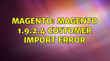 Magento: Magento 1.9.2.4 customer import error