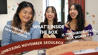 Unboxing and rating November Seoulbox