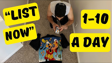 How Many Items Should I List A Day On eBay