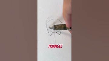 How to draw face from lower angle || Jmarron