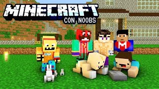 MINECRAFT CON NOOBS - EL BOTON SECRETO,SI LO PULSAS... 😱 #8