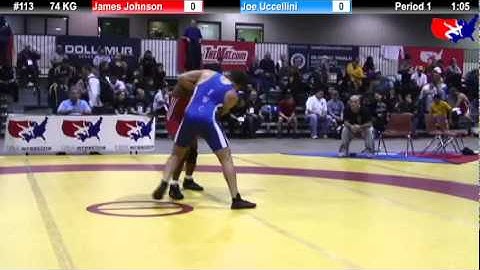 2011 U.S. Open FRI GR 74 KG: James Johnson vs. Joe Uccellini Cons. Round 4