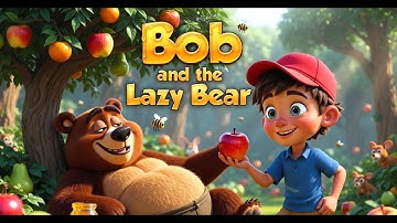 Bob and the Lazy bear 🥭🐒 | Kids Fairy Tales | Bedtime Stories