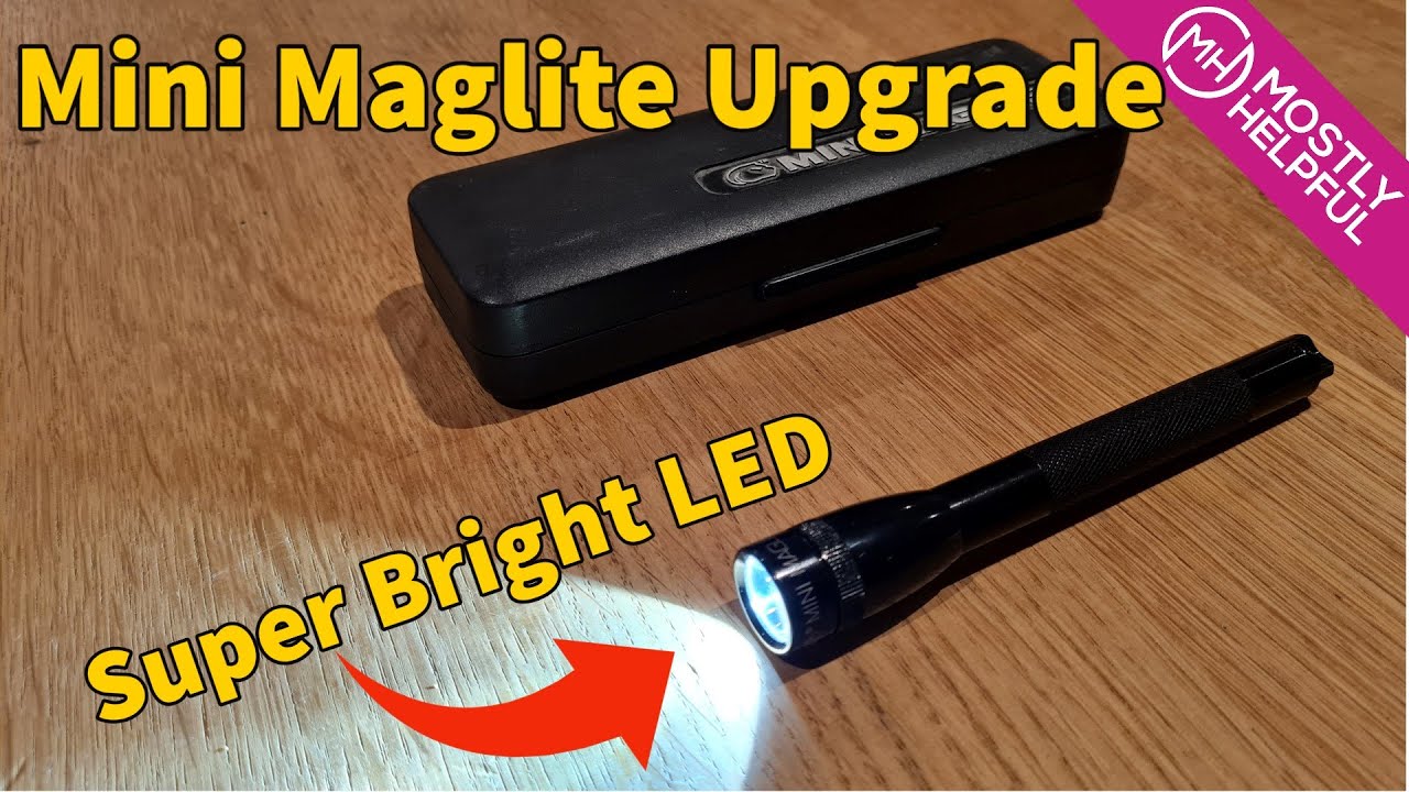 Mini Maglite AAA - bright DIY LED Upgrade -