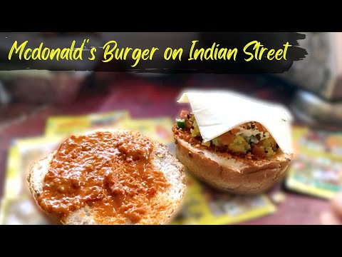 Mcdonald's जैसा Burger | Raipur Street Food | How to Make Burger At Home | Cheese Takki Burger