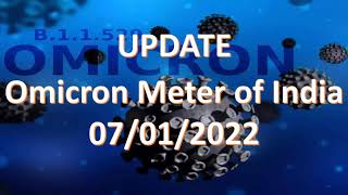 Omicron Meter of India (07 January 2022) #pkprabhakar #covid