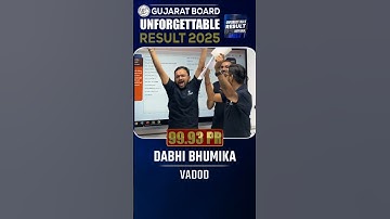 Std 12 Vidyakul Topper Dabhi Bhumika 99.93PR #vidyakul #topper #gseb #result #boardexam #shorts
