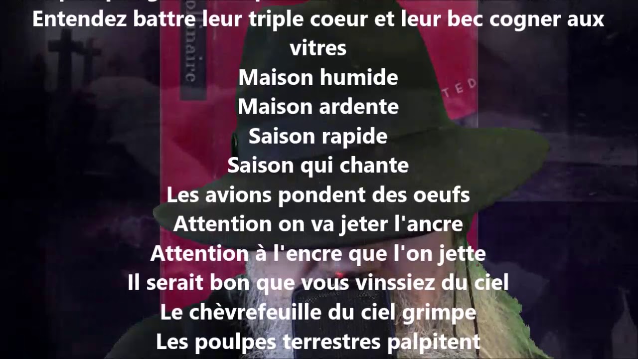 Océan de terre Guillaume Apollinaire lu par Yvon Jean YouTube
