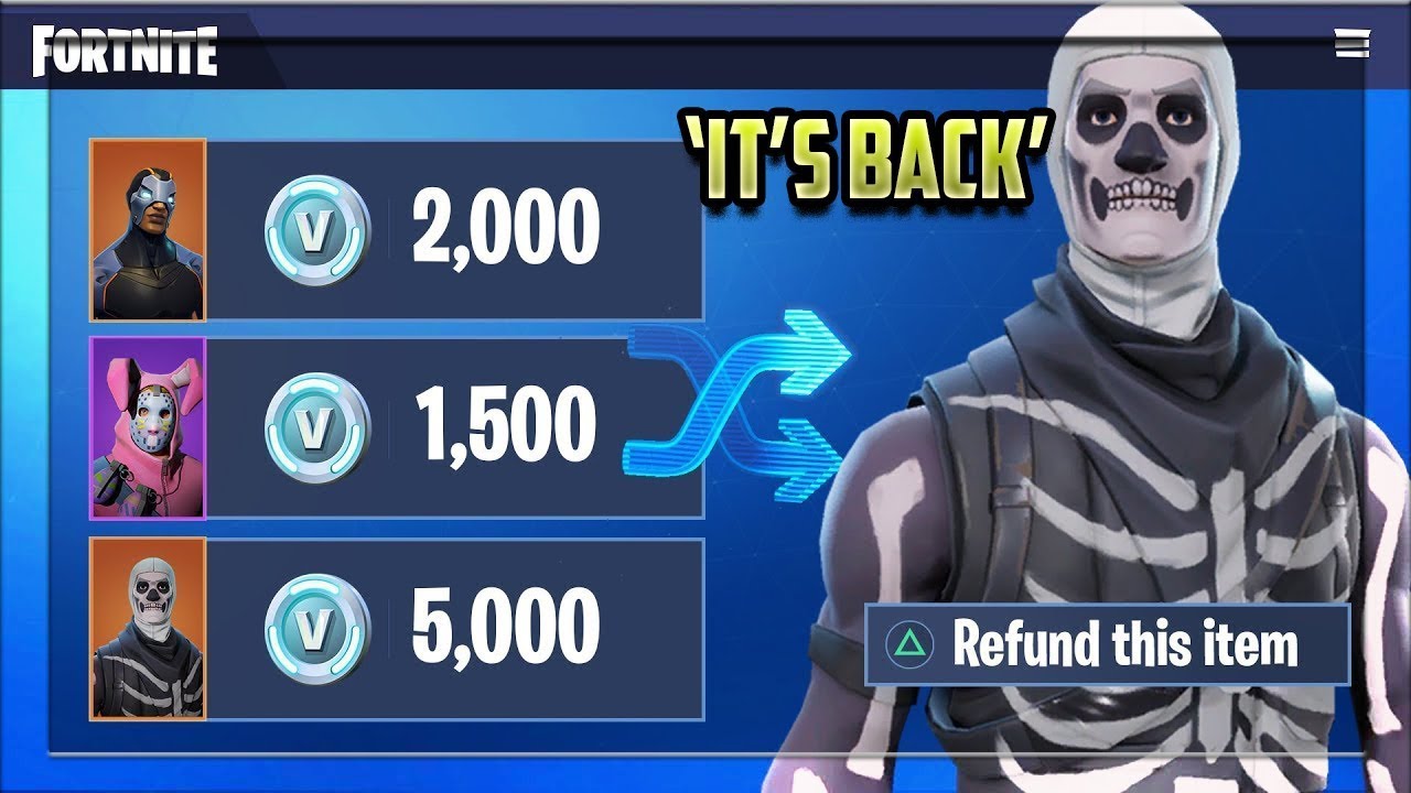 REFUND SYSTEM *IS BACK*! 100% CONFIRMED BY EPIC GAMES - YouTube