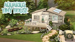 Aquarius Tiny House 💙 | The Sims 4 Speed Build