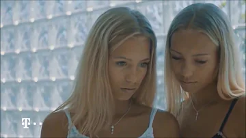 LISA AND LENA DANCING TRY TO NOT SMILE