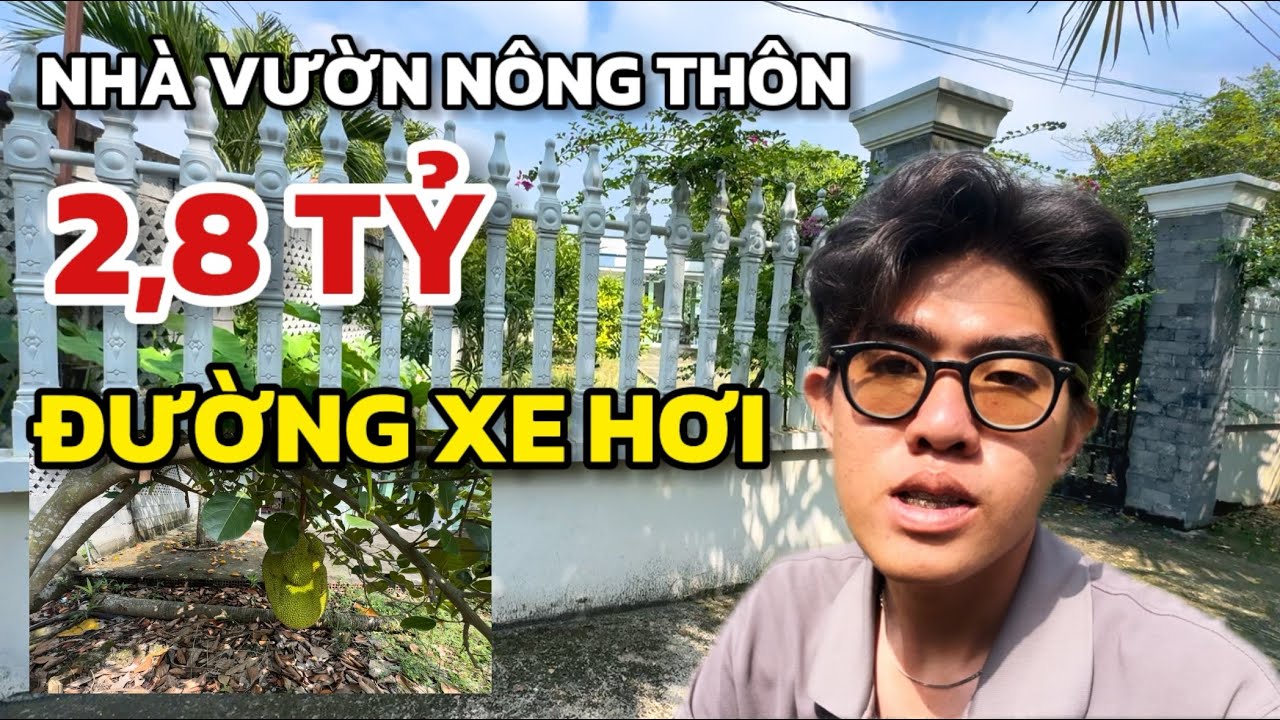 Buông cho xong🔥ĐÚNG 2,8 TỶ có nhà vườn 570m2 đất thổ cư đường oto & dàn cây ăn trái khủng