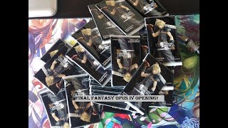 Final Fantasy Opus IV (4) 36 pack opening! Lucky loose pulls!