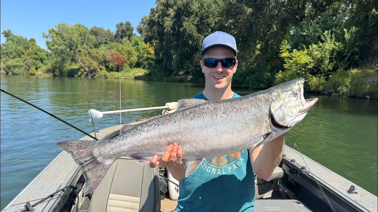 Feather River salmon fishing - YouTube