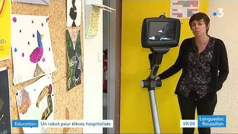 Reportage de France3 sur notre robot Ubbo Expert dans une classe de collège