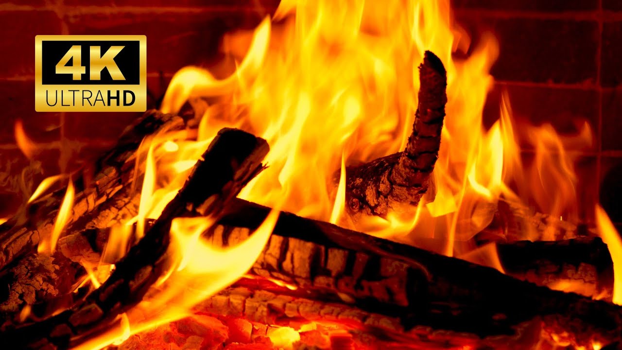 Fireplace Live 24/7 (Full HD) (No Ads - No Music) 🔥