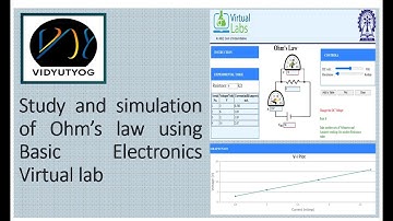 Study and simulation of Ohm