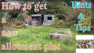 HOW TO GET A NEW ALLOTMENT PLOT | Waiting Lists | Choosing your Site / Hints and Tips