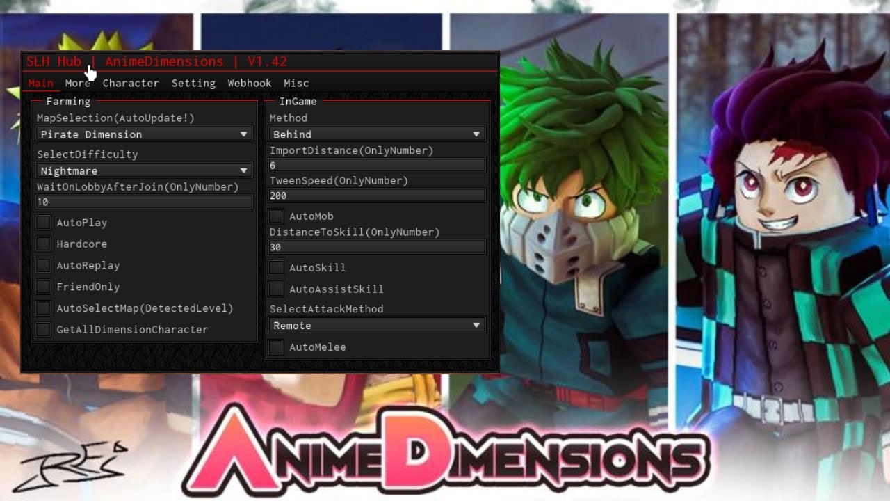 Anime Dimensions - Update Scripts! - groupexploits