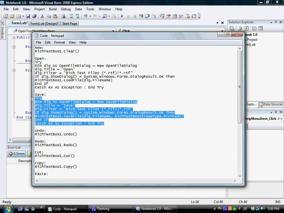 Simple Visual Basic Code