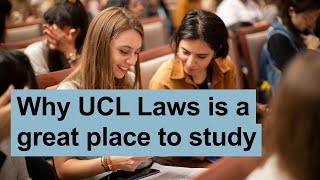 Why UCL Faculty of Laws is a great place to study