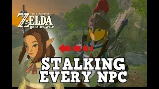 I Followed Every NPC in Hateno Village For a Day (Breath of the Wild)