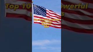 top 10 most powerful countries in support usa #shorts #video #viral